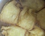 チーズ入り【餅巾着の味噌煮】作り方4写真