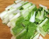白菜とカニカマのマヨポン酢和え作り方1写真