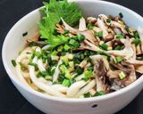 たっぷりキノコのウマウマ塩うどん作り方7写真