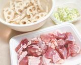 鶏肉とれんこんの香味ネギ塩だれ作り方1写真