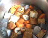 給食の「肉みそおでん」♡煮物風作り方2写真