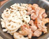 鶏肉とれんこんの香味ネギ塩だれ作り方3写真