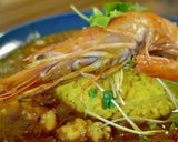 濃厚出汁で作るエビのスパイスカレー作り方13写真