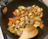 小学生作スパイスから作る柿カレー作り方7写真