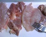 爽やかレモン風味(^^♪チキンオニガー♪作り方1写真