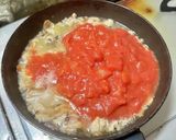 ✨鯖のトマトソースパスタ✨作り方5写真