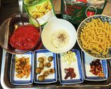 【トマト缶】ペンネでプッタネスカ【アテ】作り方1写真