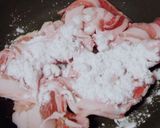 豚バラとゴボウの甘辛味噌☆お弁当☆昼ご飯作り方1写真