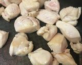 ノンオイル●鶏肉のめんつゆネギ炒め作り方1写真