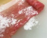 韓国風ナスとクルクル豚肉炒めお弁当にも作り方3写真