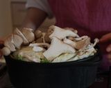 白菜と豆腐の肉みそ鍋作り方1写真