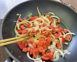 鶏つくねのトマトあんかけ作り方5写真