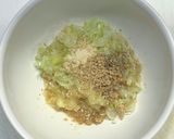 桜エビ入りの大根もち☆ネギ油がけ作り方3写真