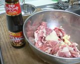 白菜と豚肉のオイスターソース煮作り方1写真