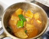 大根とネギの味噌煮作り方5写真