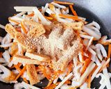 捨てずに美味しく変身♪大根の皮きんぴら作り方4写真