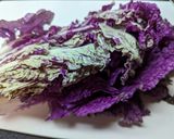カラー野菜♡紫白菜のコク旨コールスロー作り方1写真