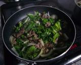 春菊の卵とじ（*^_^*）作り方3写真
