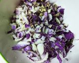 カラー野菜♡紫白菜のコク旨コールスロー作り方4写真