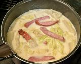 白菜とハムのクリーム煮作り方7写真