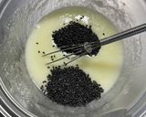 米粉de黒ごまチュイール作り方4写真