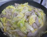 白菜と豚肉のオイスターソース煮作り方5写真