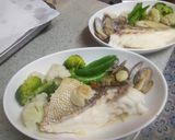 白身魚とあさりのガーリックアクアパッツァ作り方4写真