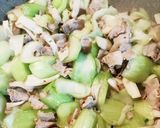 エリンギとチンゲン菜の炒め物作り方3写真