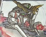 ユニコーンガンダムケーキ☆キャラチョコ☆作り方1写真