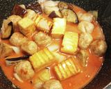 ✧簡単✧厚揚げと茄子と肉団子のチリ炒め作り方4写真