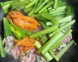 豚肉と小松菜の炒め物作り方3写真