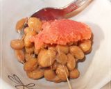 簡単☆納豆明太トースト作り方1写真