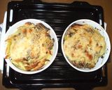 ひき肉のグラタン♪ペンネ豆乳で簡単作り方14写真