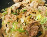 ノンオイル●豚の生姜焼き丼作り方3写真