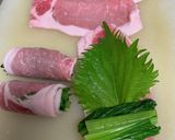 豚肉の野菜ロール巻き♪作り方3写真