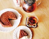 クラフト紅茶に濃厚チョコケーキ☆和紅茶作り方2写真