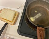 冷凍食パンでくり抜きハム卵チーズトースト作り方9写真
