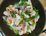 ≪韓国風≫ コウイカと野菜の甘辛炒め作り方6写真
