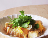 厚揚げ★たぬき卵丼☆塾ご飯☆昼飯☆1人飯作り方1写真