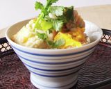 厚揚げ★たぬき卵丼☆塾ご飯☆昼飯☆1人飯作り方2写真