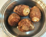 里芋のごま味噌和え QC作り方1写真