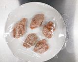 鶏肉と野菜の生春巻き－クリスマスver－作り方2写真