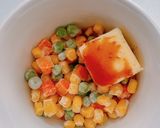 焼肉生だれでクリスマスツリーポテトサラダ作り方4写真