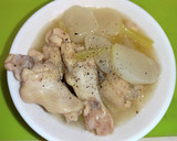 ほろほろ鶏手羽元とろとろ蕪の煮物作り方10写真