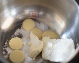 雪だるまのクリームチーズプリン作り方6写真