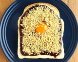カリカリ大豆ミートのお好み焼き風トースト作り方4写真