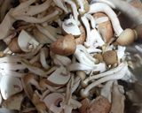 濃厚キノコのクリームパスタ作り方1写真