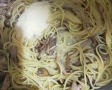 濃厚キノコのクリームパスタ作り方5写真
