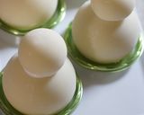 雪だるまのクリームチーズプリン作り方30写真