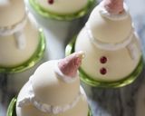 雪だるまのクリームチーズプリン作り方34写真
